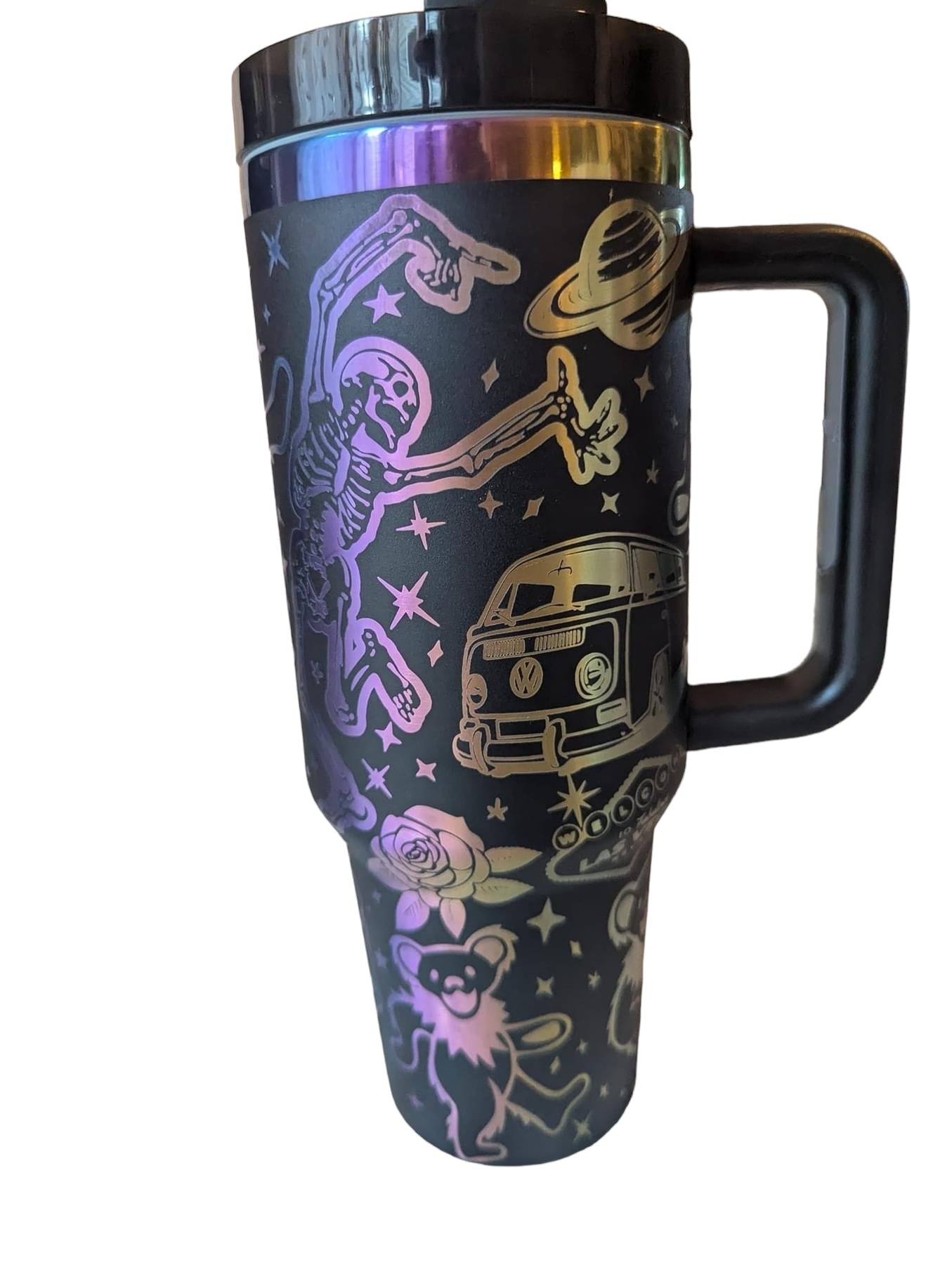 Dead & Co at The Sphere - 40 Oz Thirst Black Rainbow (Matte Finish)